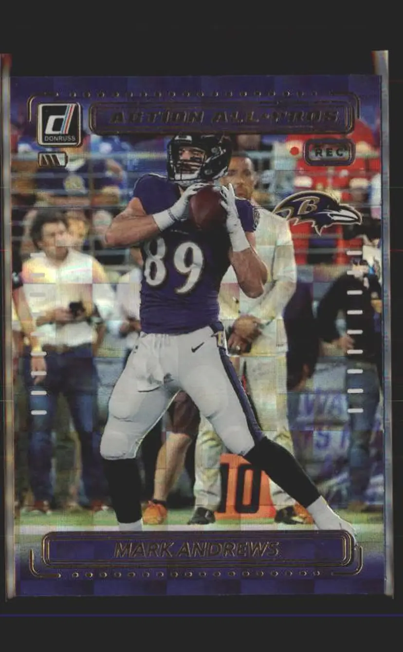 2022 Donruss #AP-11 Mark Andrews Action All-Pros - (139) - Baltimore Ravens