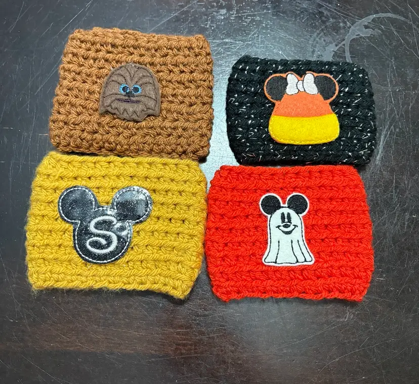 021. Disney Inspired Handmade Coffee Coozie