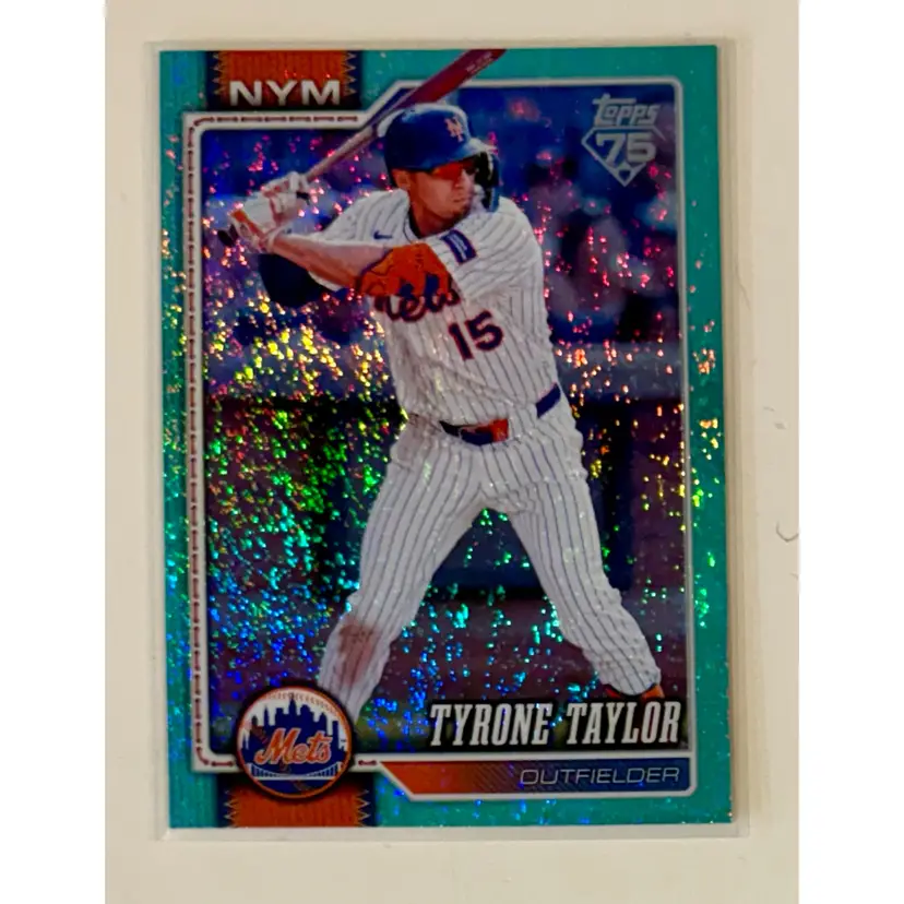 Tyrone Taylor Aqua Holofoil New York Mets