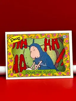 1993 Topps Collector Trading Card Nickelodeon Doug The Slug #32