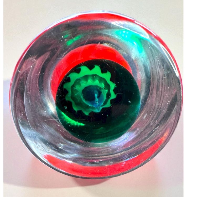 Paperweight Red - White - Blue - Green 3.25 x 2.5”x 1.75”