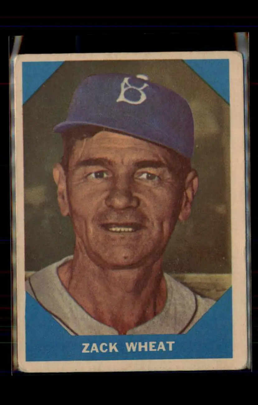 1960 Fleer Baseball Greats #12 Zack Wheat - (pk2) -
