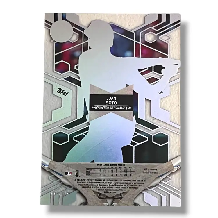 2019 Topps High Tek Juan Soto Purple 29/99 #110