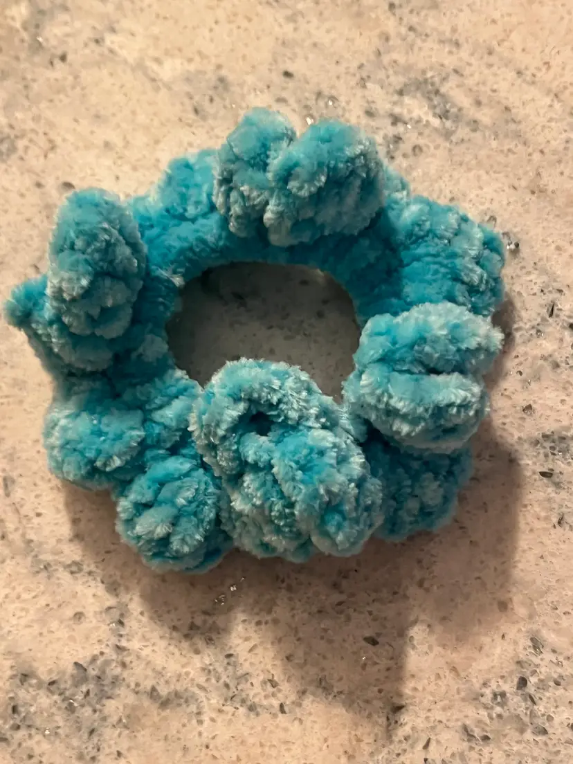 Hand Crocheted Hair Scrunchie