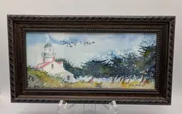 Original Watercolor-Lighthouse- K Greba Artist