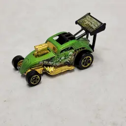 HOT WHEELS FIAT 500 C 1999 DR TREG GREEN