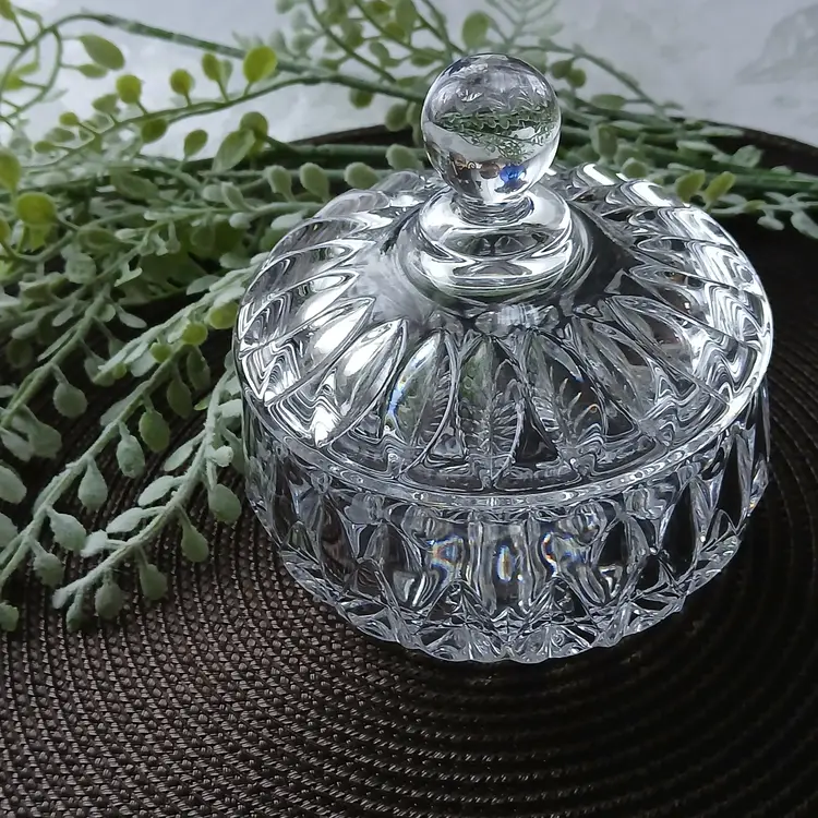 Althea Cut Crystal Candy Dish