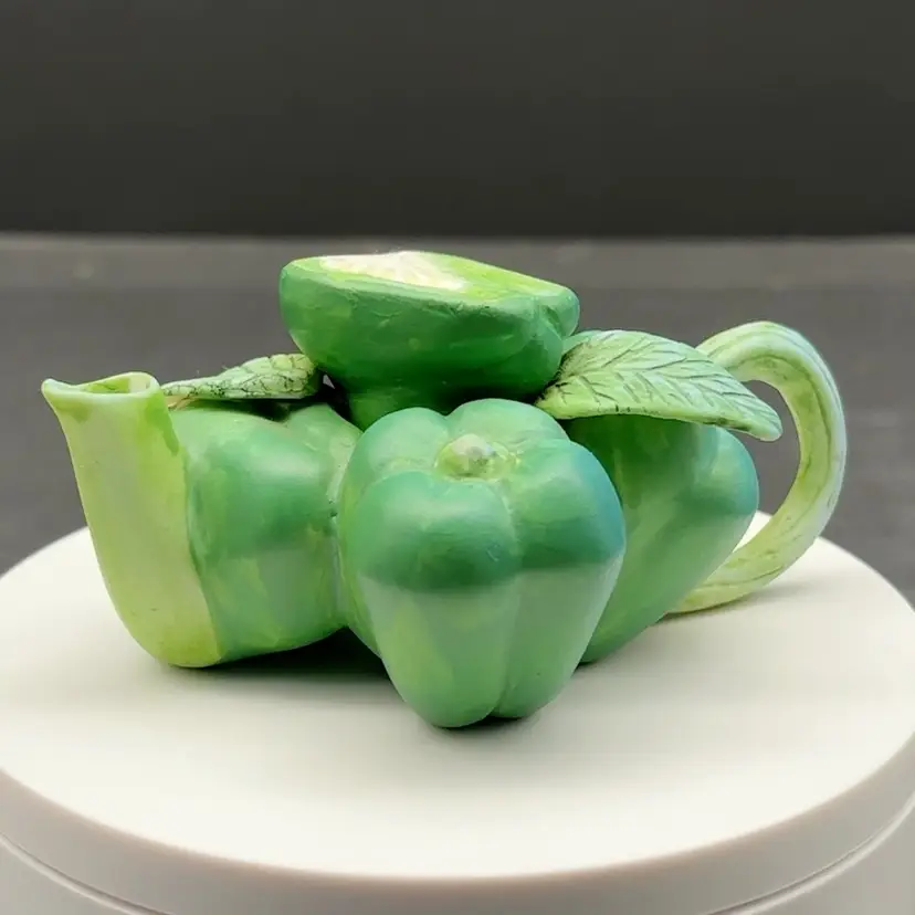 Miniature Pepper Teapot | Handcrafted