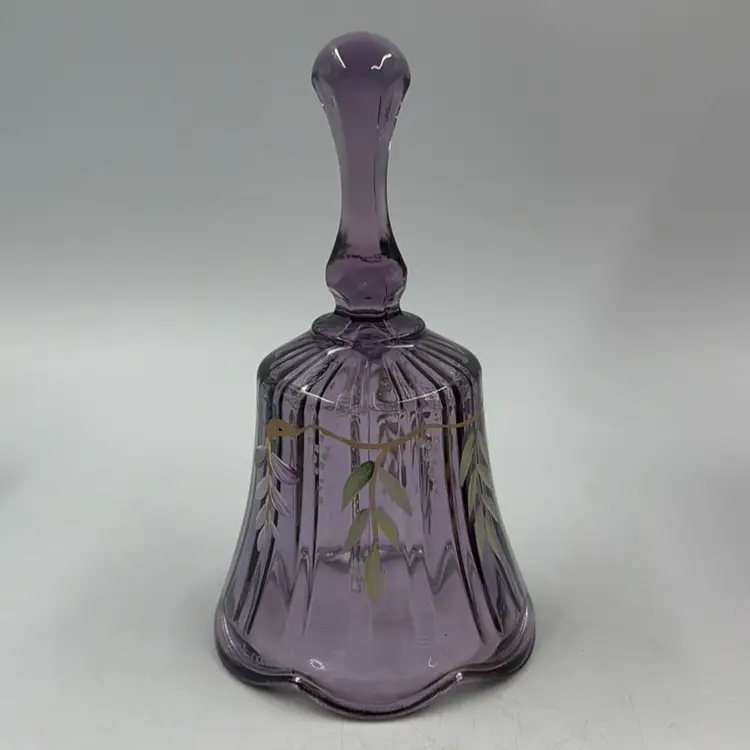 Vintage Fenton Purple Glass Bell