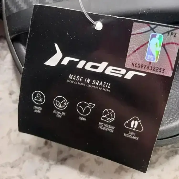 Men's NBA Philadelphia 76ers Slides Sandals Size 12 -Rider New Tags + Socks