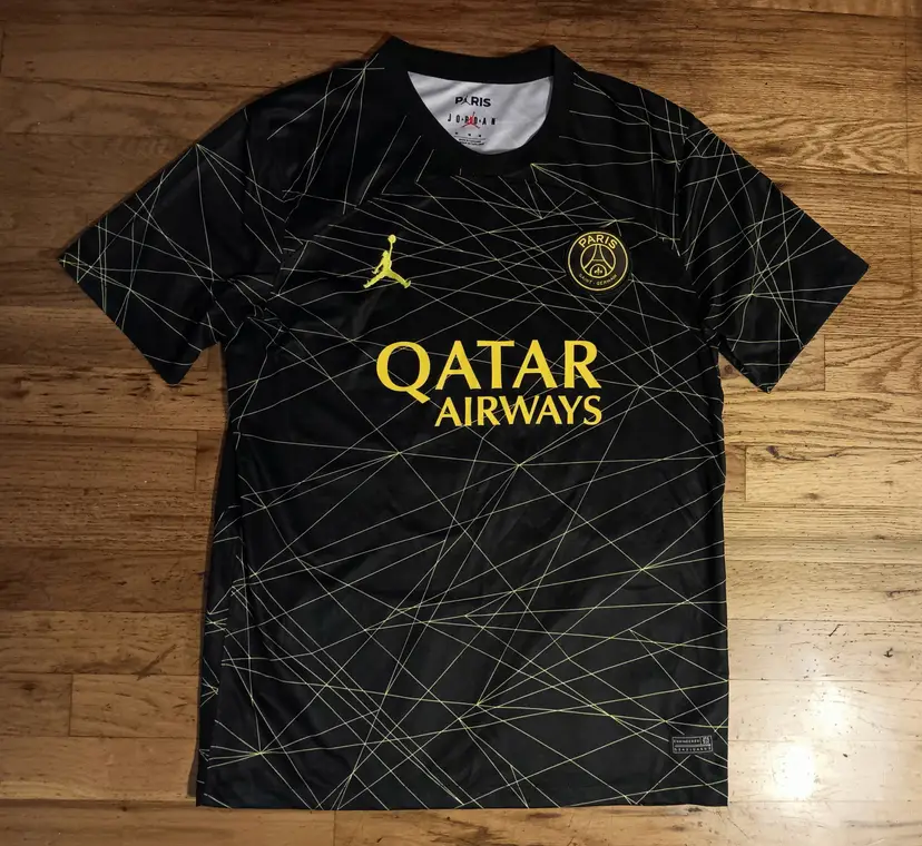 Nike Air Jordan Qatar Airways Soccer Jersey World Cup Paris-Saint Germain shirt
