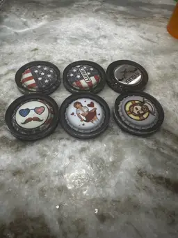 Custom Epoxy Ball Markers (Choice Of Available)