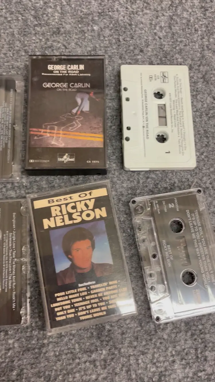 Lot Of 12 Cassette Tapes With Case