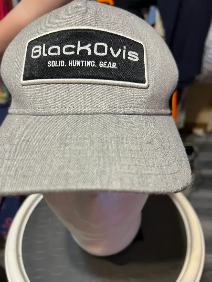 Black Ovis Hunting Fishing Trucker SnapBack Hat