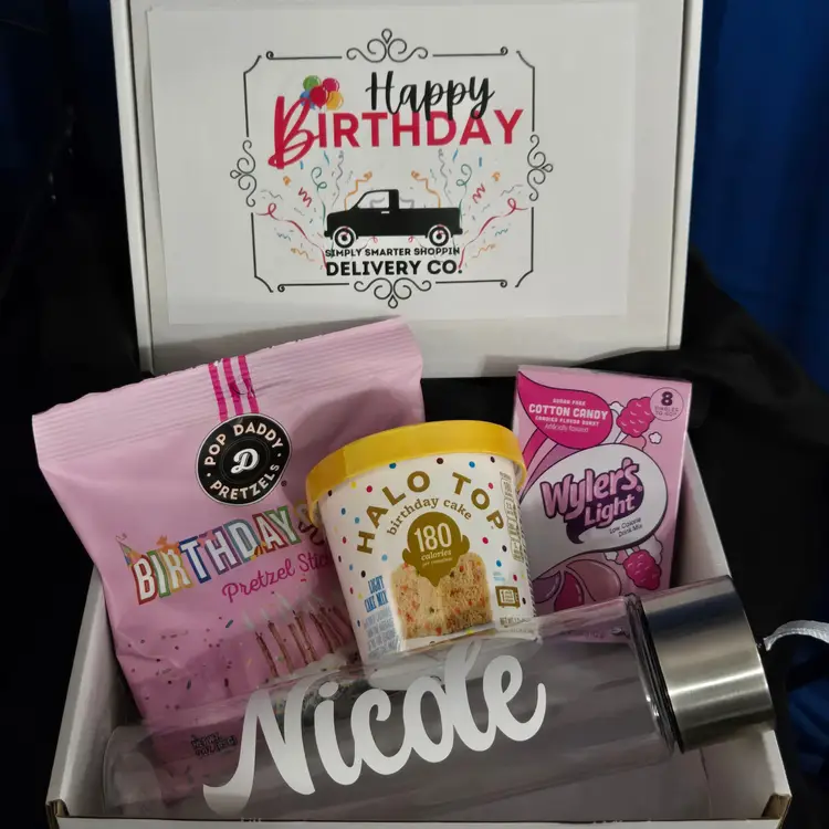 Happy Birthday Personalized Giftable Snack Box
