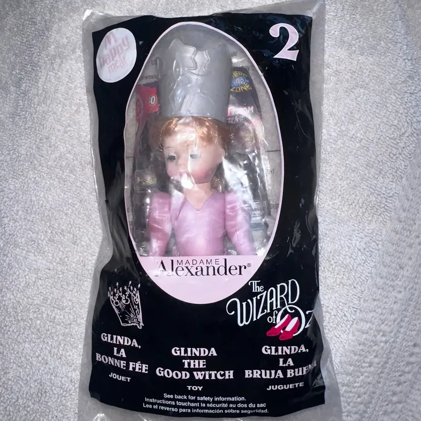 NIP 2008 Alexander Doll Company #2 Wizard Of Oz Glinda Witch McDonald's Meal Toy