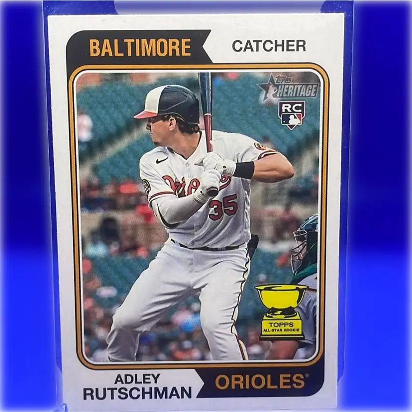2023 Topps Heritage Adley Rutschman RC Baltimore Orioles