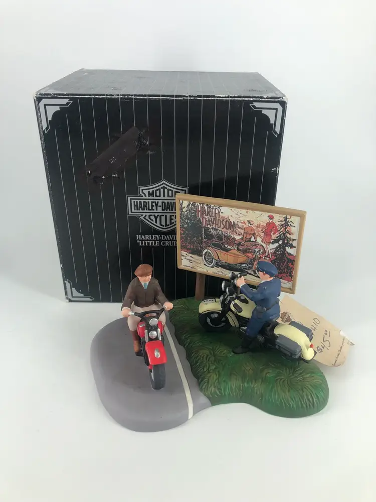 Department 56 Harley Davidson Figurines w/ Box