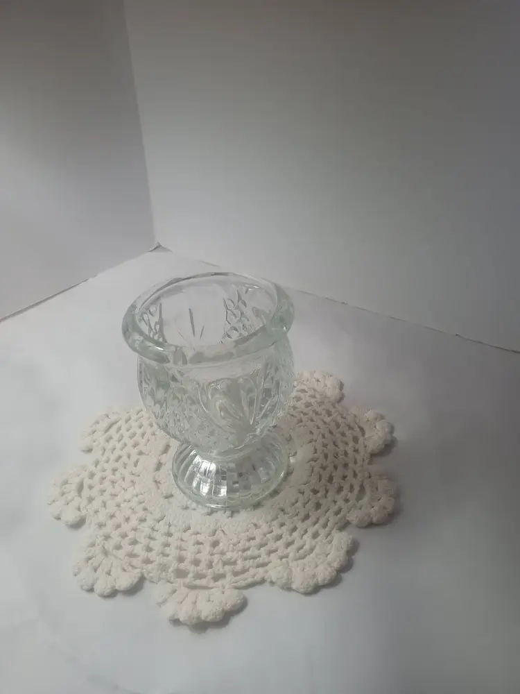 #01 glass tealight candle