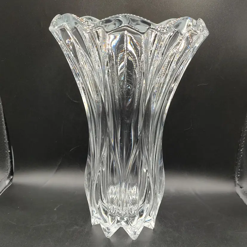 Vtg Celebration By Mikasa Lead Crystal Vase