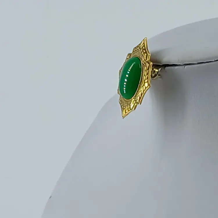 Jade Brooch
