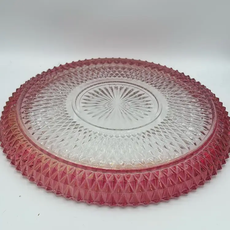 Indiana Glass Diamond Point Tray