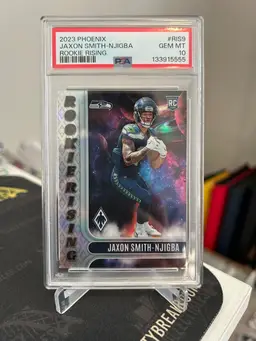 2023 Panini Phoenix Jaxon Smith-Njigba Rookie Rising PSA 10 No. RIS-9
