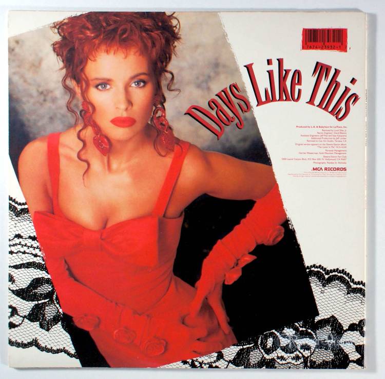 Sheena Easton - Days Like This (1989) Vinyl 12" Single • The Lover in Me, Remix