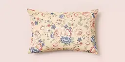 Studio McGee Threshold Oversized Woven Floral Lumbar
Throw Pillow NWT