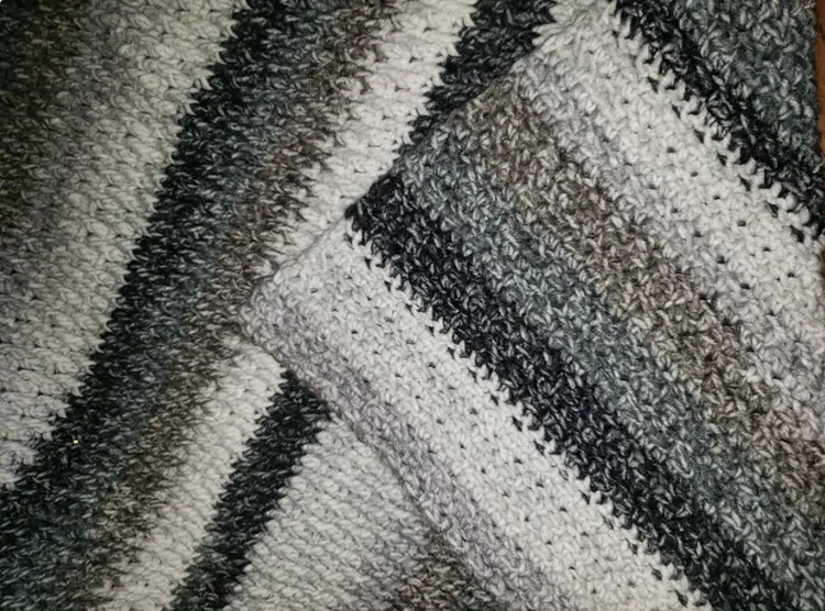 READY TO SHIP! Alpine Blanket, Crochet Blanket, Baby Blanket, Lap Blanket