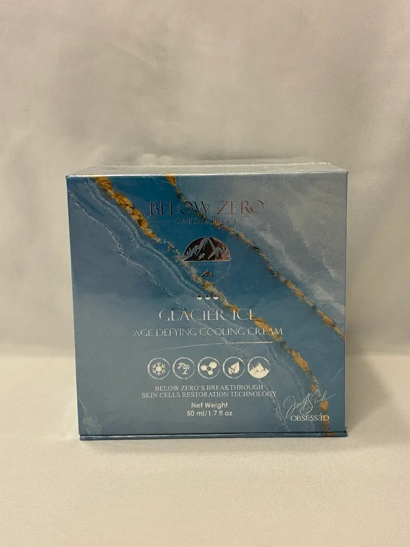 Below Zero Swiss Science Glacier Ice Age Defying Cooling Cream 1.7 oz $1000 MSRP