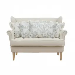 SOGA 6PC White & Gray Floral Pillowcase Set Ruffle Trim Decorative Covers 45cm