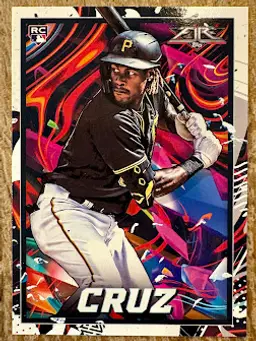 2022 Topps Fire O'Neil Cruz Rookie Card RC Pittsburgh Pirates