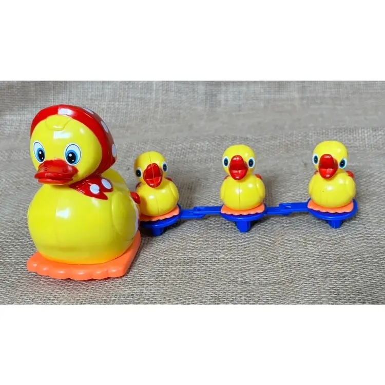 Vintage Bunny Towne Duck Family Toy Nostalgia Funny Cute Whimsical AS IS READ