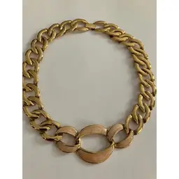 Vintage Napier Gold Tone Necklace, Signed