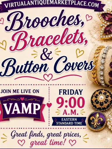 Brooches, Bracelets & Button Covers 