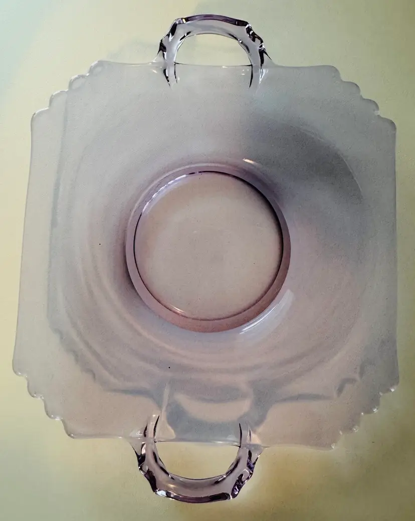 Gorgeous Light Purple Serving Plate Or Trinket Dish