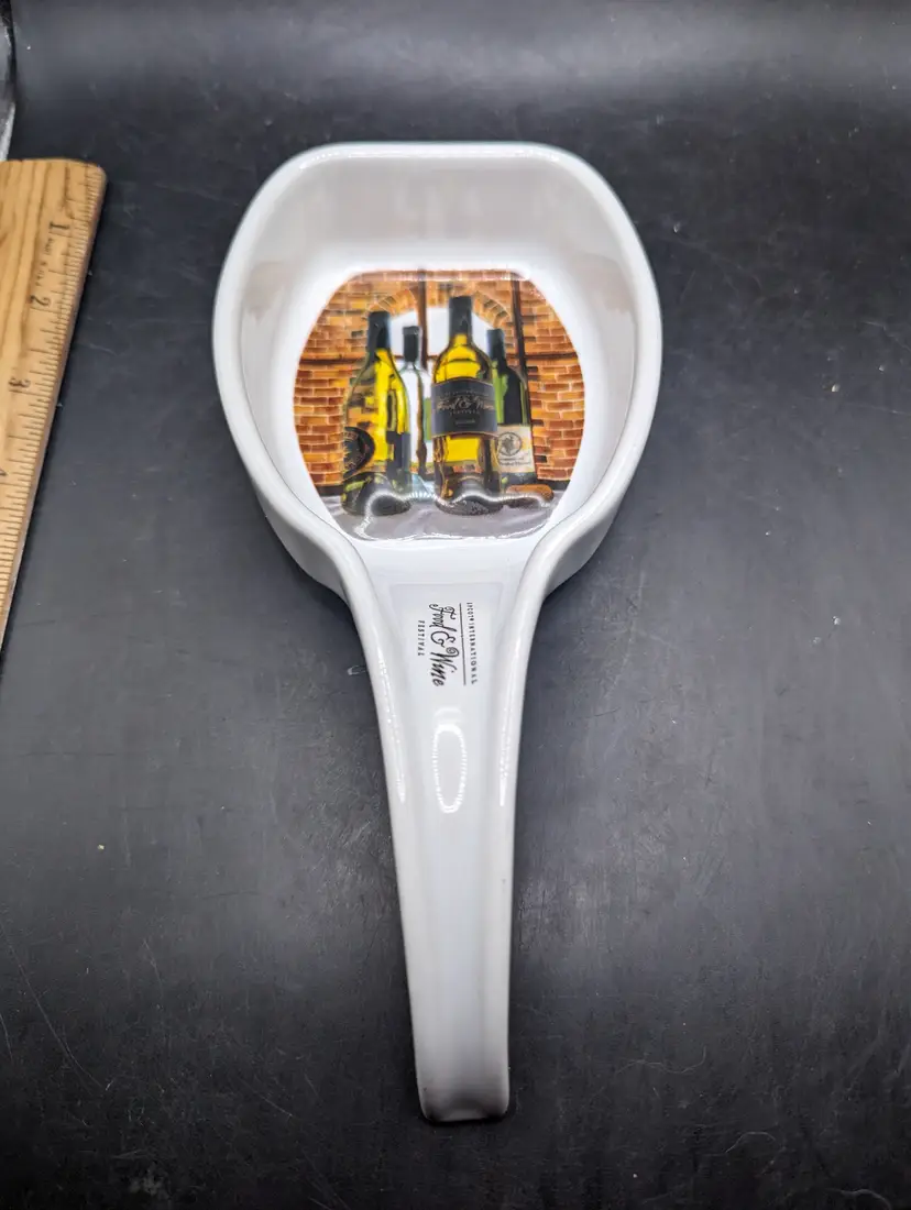 Vintage Disney Epcot International Food And Wine Festival Spoon Rest