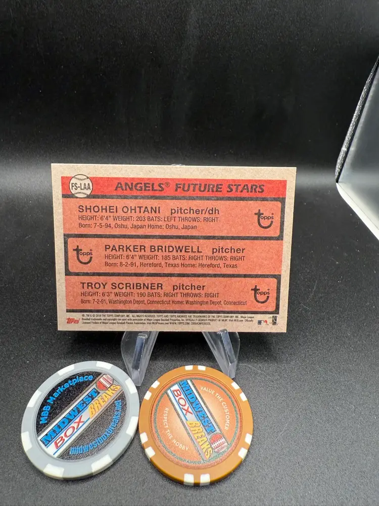 Shohei Ohtani Future Stars RC 2018 Topps Archives Los Angeles Angels