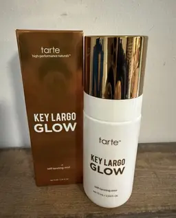 Tarte Key Largo Glow Self Tanning Mist 2.54Fl.Oz Bronze New In Box Spray
