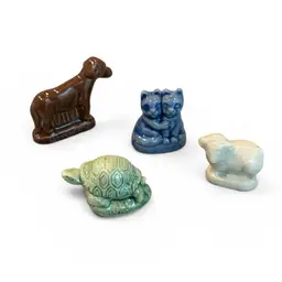 4 Wade Porcelain Mini Figurines