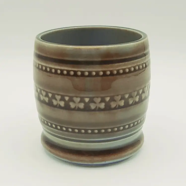 Wade Ireland Shamrock Design Small Pot Vase Toothpick Holder