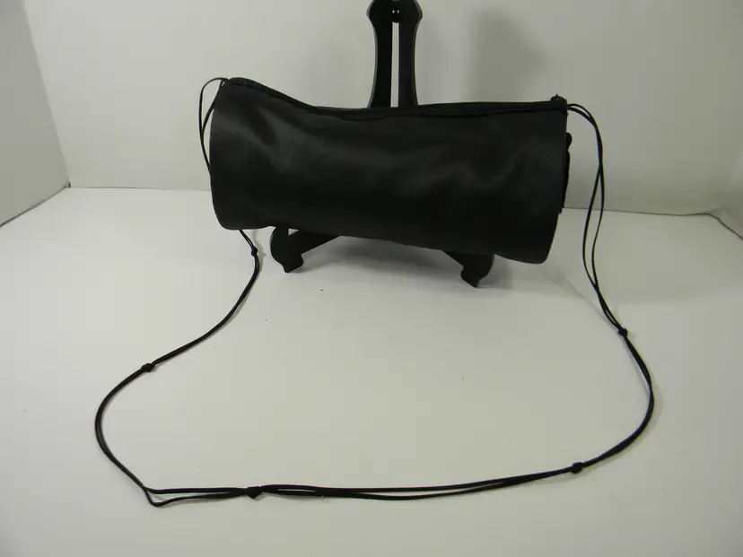 Black Cylindrical Bag-Purse Small
