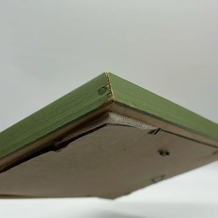 Multi Color Crewel Embroidered Patchwork Elephant Artwork 7.75”