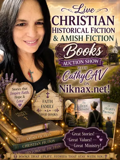 Live Book Show! Christian Fiction/Christian Historical Fiction/Amish Fiction! $2 & $3 Starts!