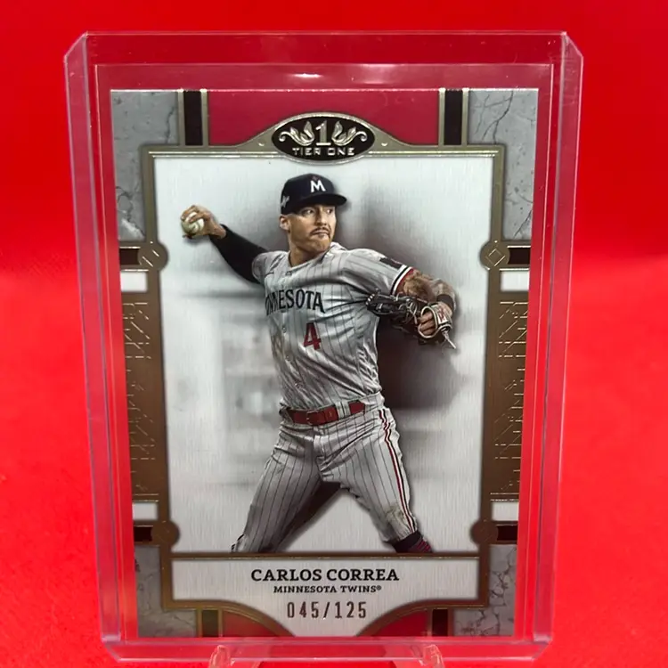 Carlos Correa 2024 Topps Tier One /125 Minnesota Twins 