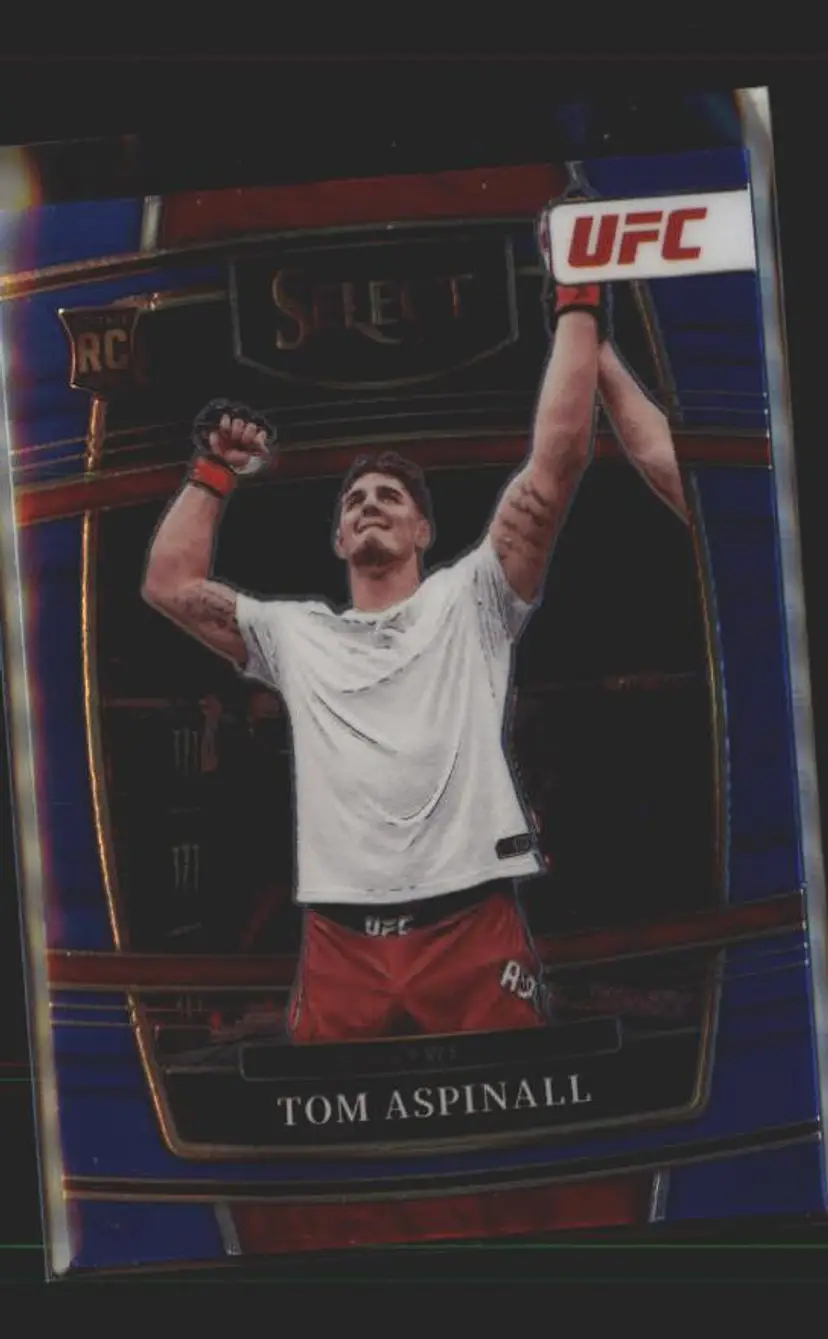 2022 Panini Select UFC #98 Tom Aspinall Blue - (137) -