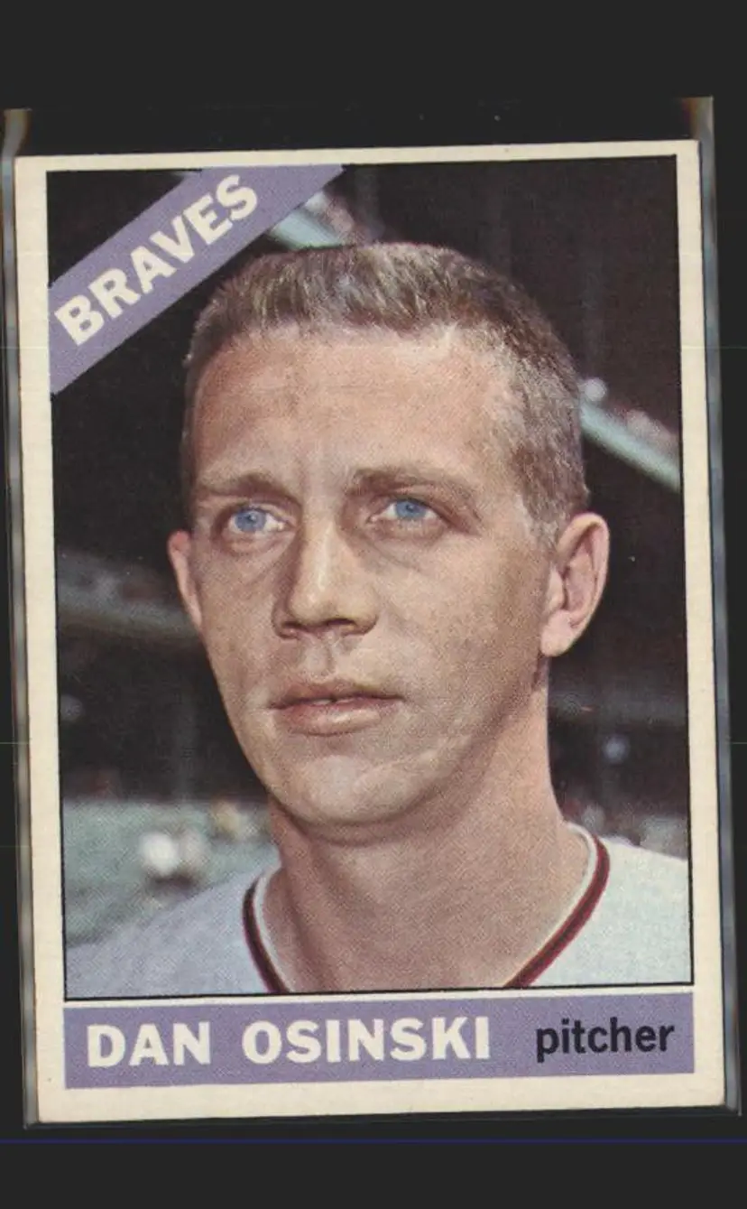 1966 Topps #168 Dan Osinski - (137) - Atlanta Braves