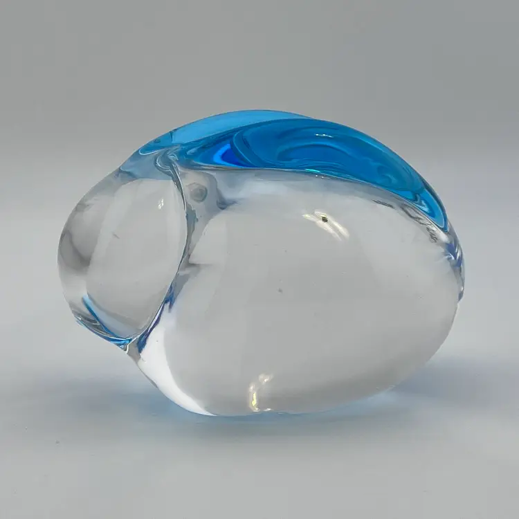 Murano Glass V. Nason & C Bunny Rabbit Paperweight Figurine 3”x 4.5” READ