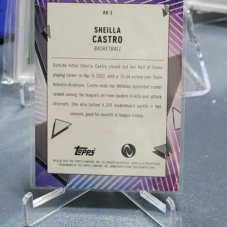 2023 Topps Athletes Unlimited Record Breakers #RB-3 Sheilla Castro